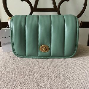 NWT Coach Quilted Dinky 18